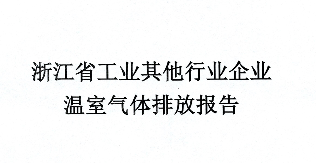 浙江汇隆晶片技术有限公司2024温室气体排放报告